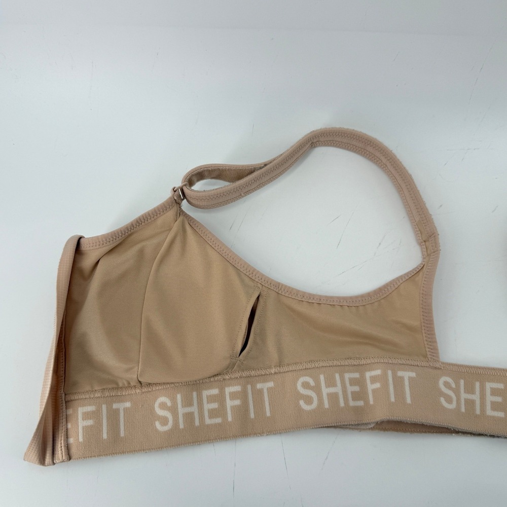 Shefit Ultimate Sports Bra Sandstorm Nude Women M High Impact Front Close Bra - Picture 6 of 9